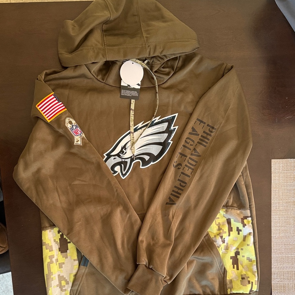 NFL Philadelphia Eagles Salute To Service Hoodie (Men’s)